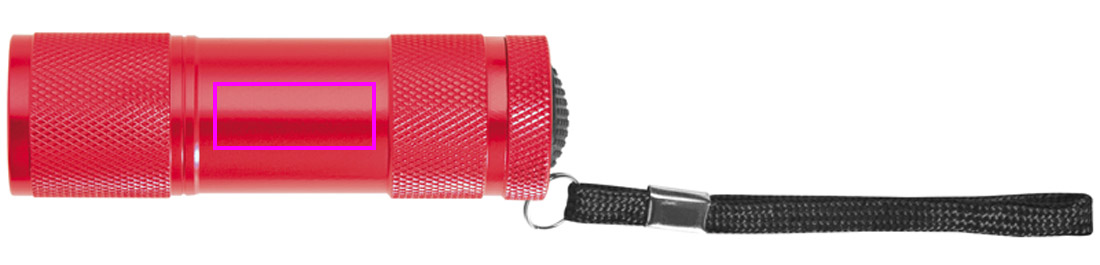 Metal flashlight 9 LED DUNCAN