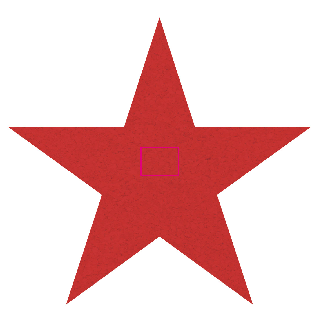 Set of felt star coasters CATERINA