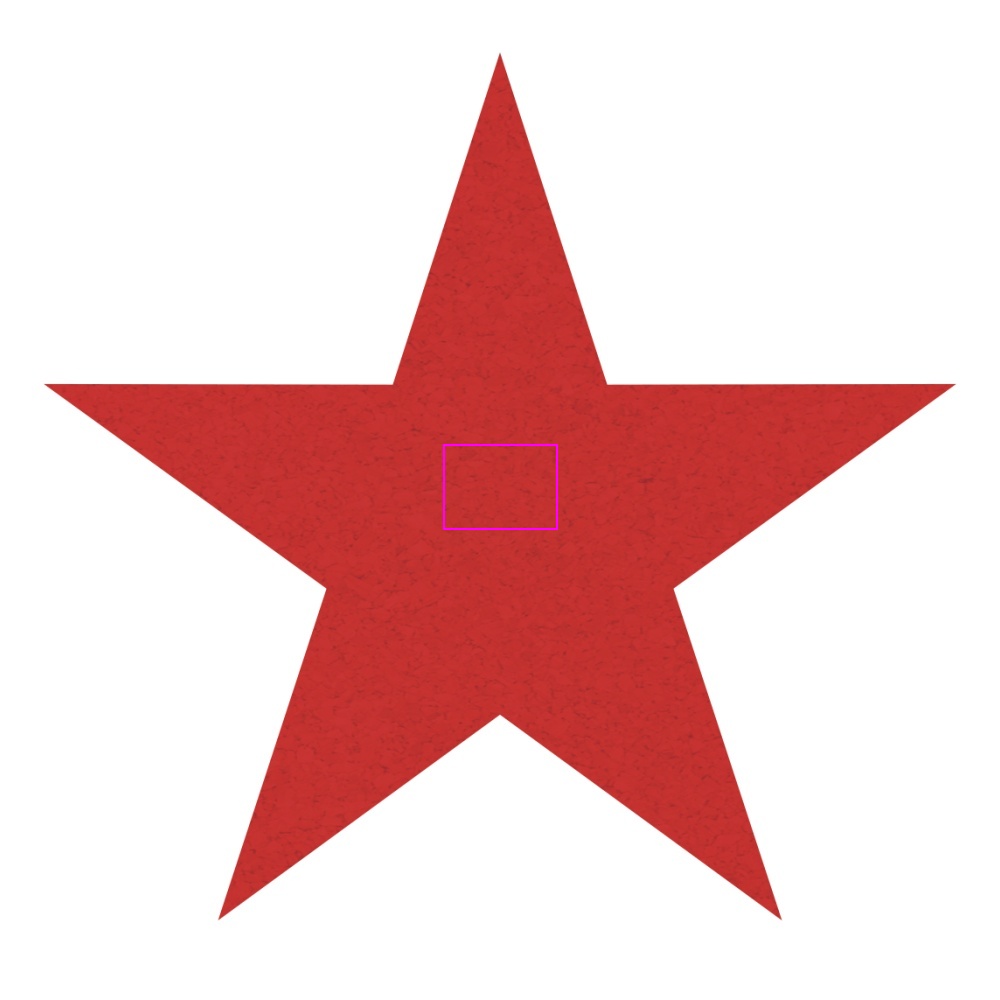 Set of felt star coasters CATERINA