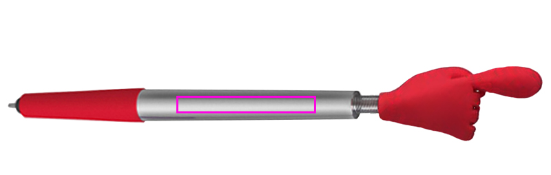 Plastic pen Smile Hand CrisMa KARINA