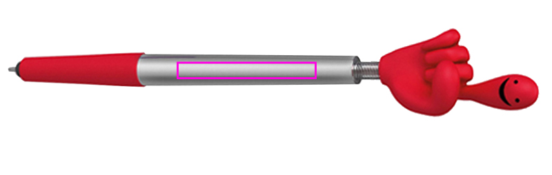 Plastic pen Smile Hand CrisMa KARINA