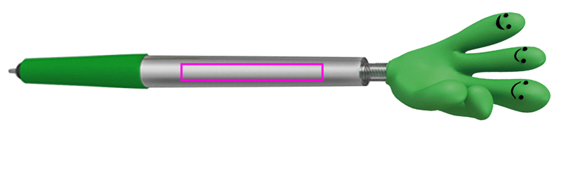 Plastic pen Smile Hand CrisMa KARINA