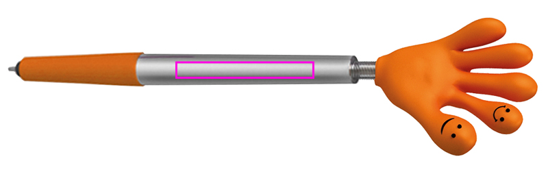 Plastic pen Smile Hand CrisMa KARINA