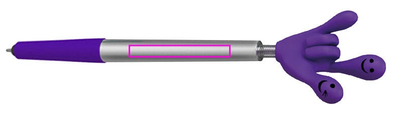 Plastic pen Smile Hand CrisMa KARINA