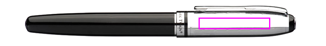 Writing set ballpen, rollerball and fountain pen Mark Twain MATTHIAS
