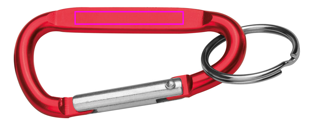 Keyring with carabiner LEAH