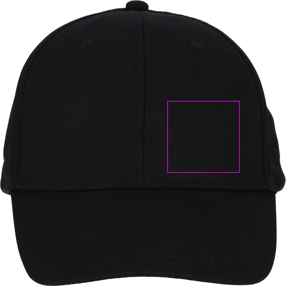 Cotton 6-panel CrisMa baseball cap 190 g/m² FRIEDA