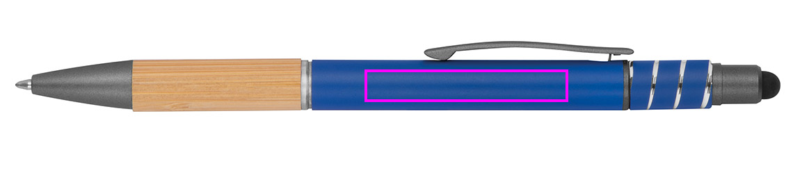 Aluminium anti-stress touch pen MANUELA