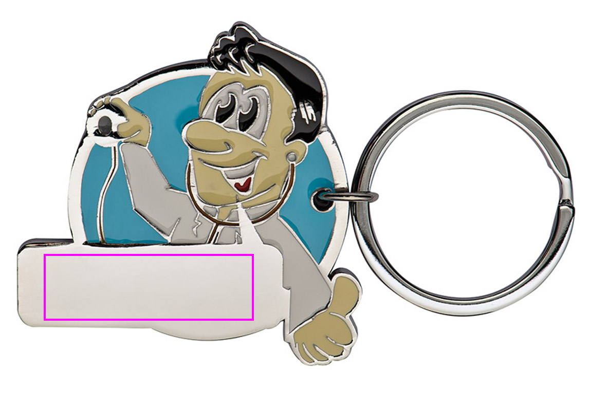 Metal keyring CrisMa ROBERT