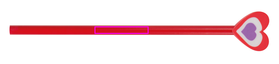 Pencil with eraser GERTRUDA