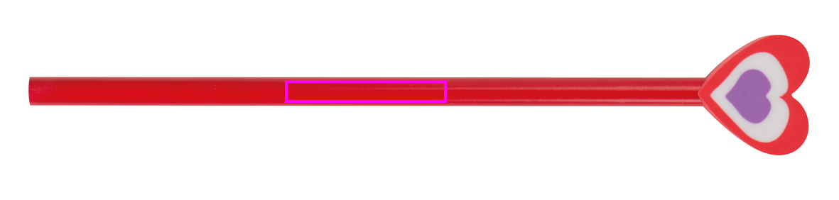 Pencil with eraser GERTRUDA