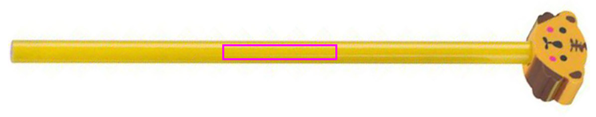 Pencil with eraser GERTRUDA