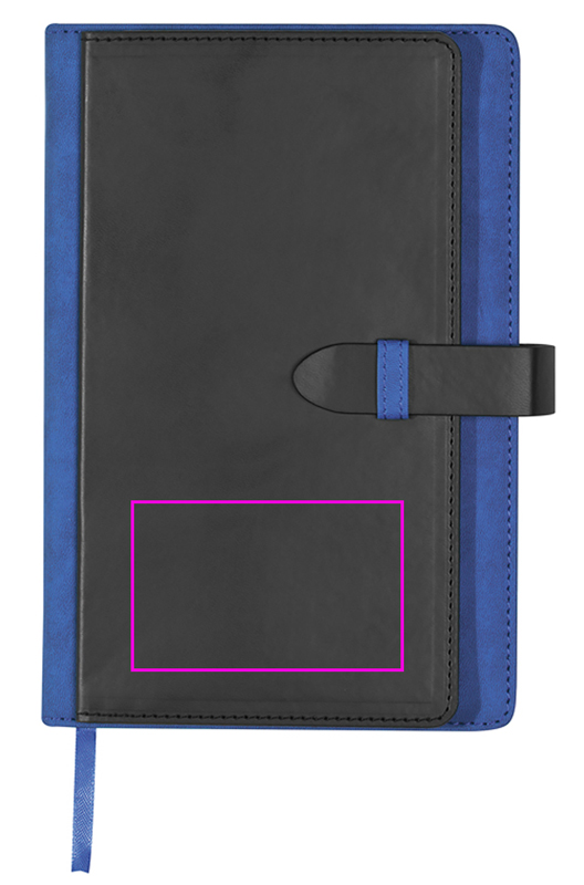 Notebook A5 lined with business card holder MARTIN
