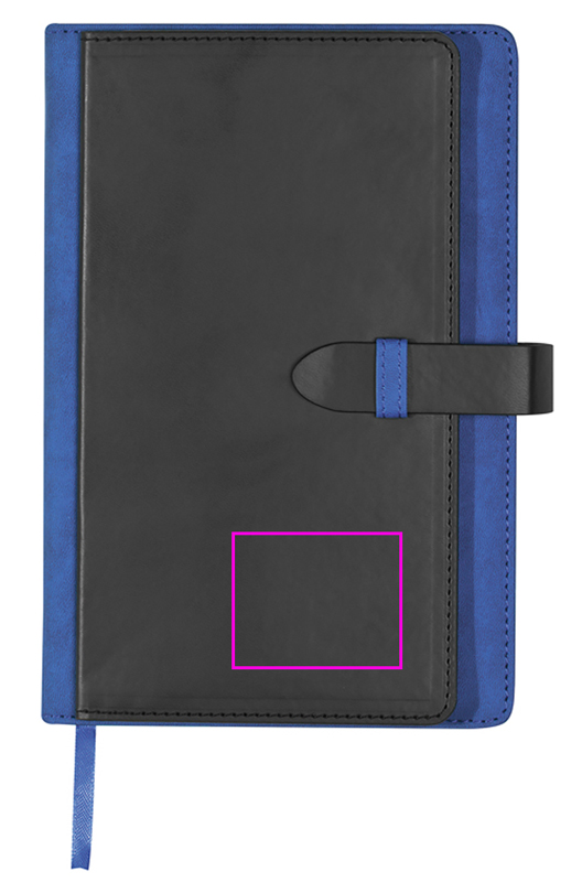 Notebook A5 lined with business card holder MARTIN