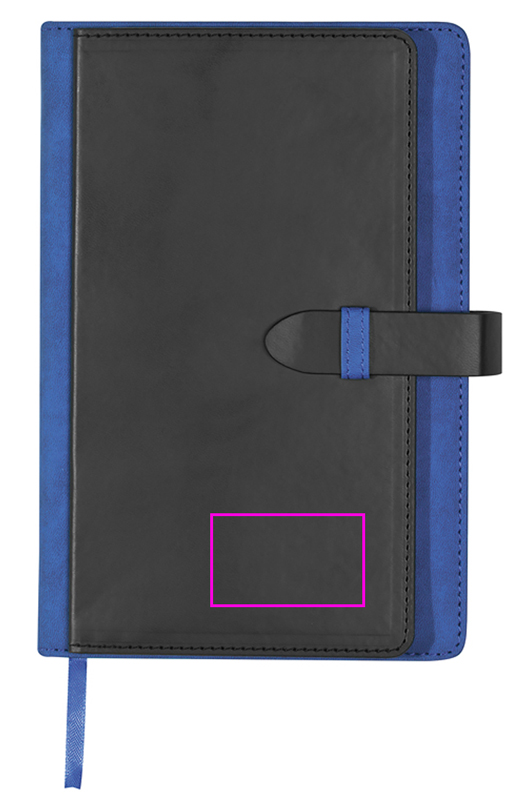 Notebook A5 lined with business card holder MARTIN