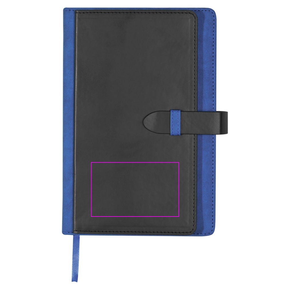 Notebook A5 lined with business card holder MARTIN