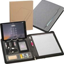 A4 folder with 5000 mAh power bank JOCELYN