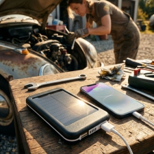 Power bank 4000 mAh solar LEONARD