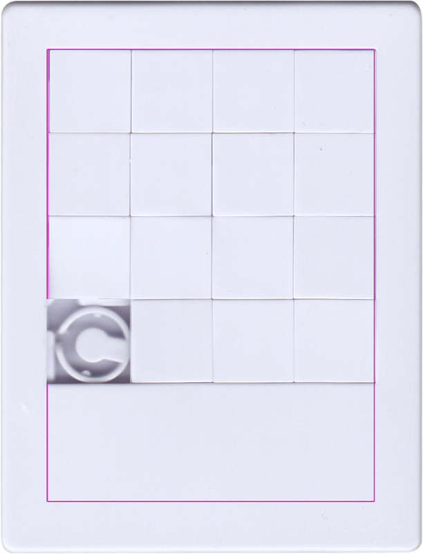 Game sliding puzzle KATHRIN