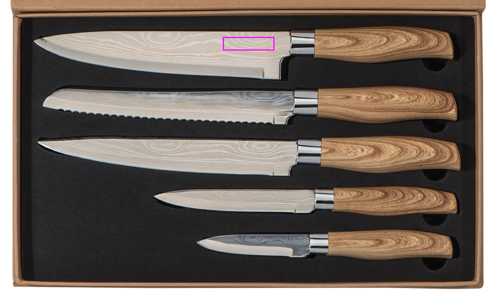 Set of kitchen knives MILES
