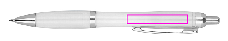 Transparent plastic pen JASMIN