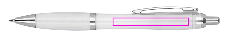 Transparent plastic pen JASMIN