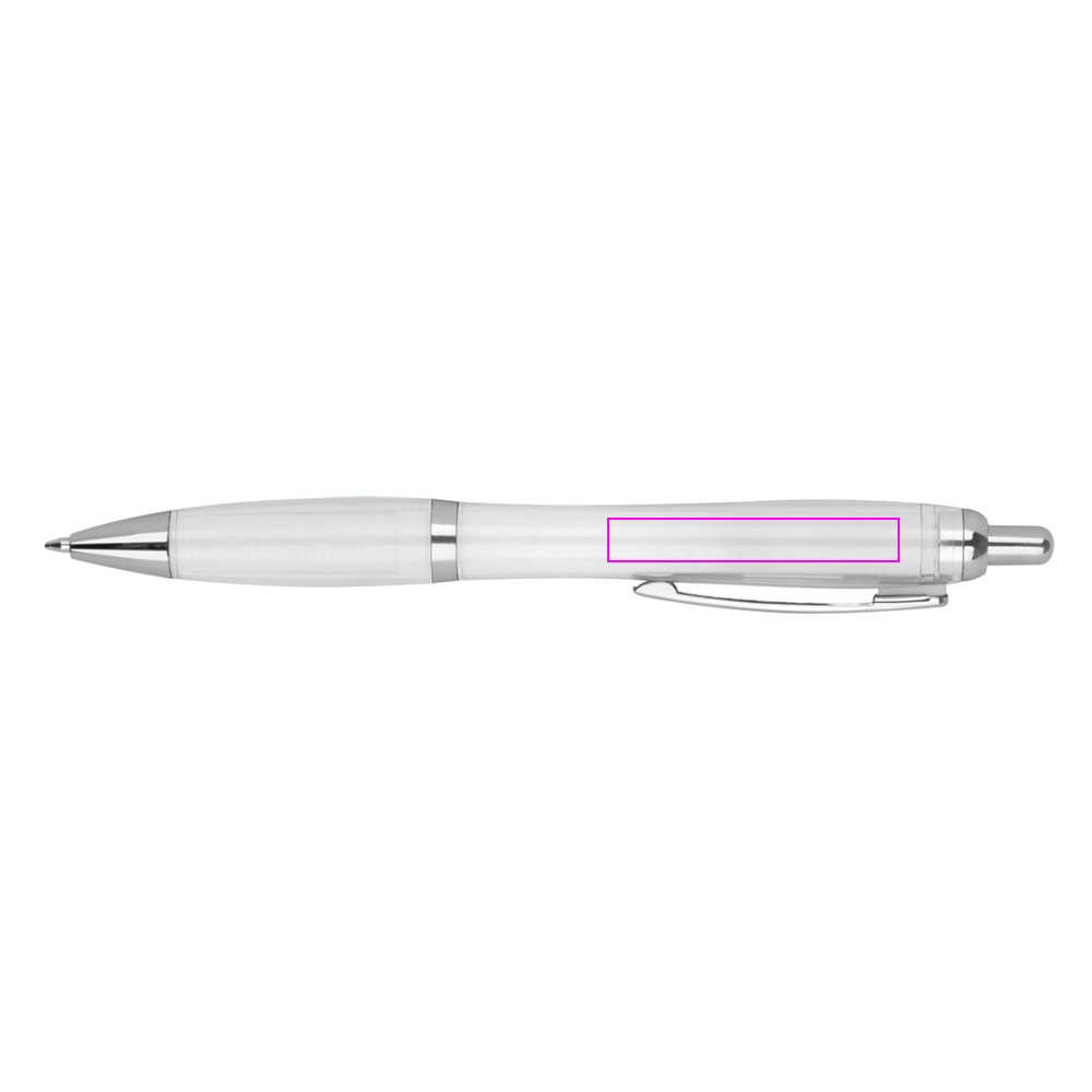 Transparent plastic pen JASMIN