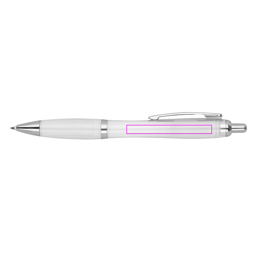 Transparent plastic pen JASMIN