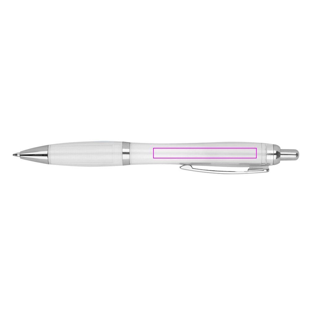 Transparent plastic pen JASMIN