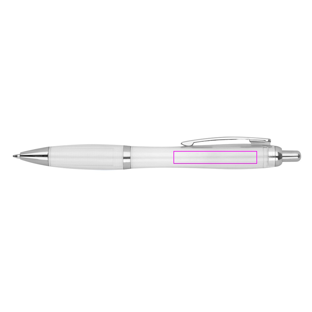 Transparent plastic pen JASMIN