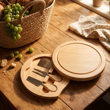 Cheese board with knives JOZEF