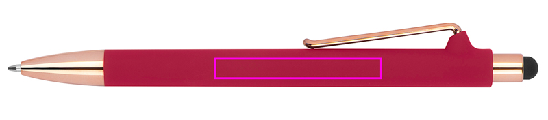 Plastic pen soft touch LENA