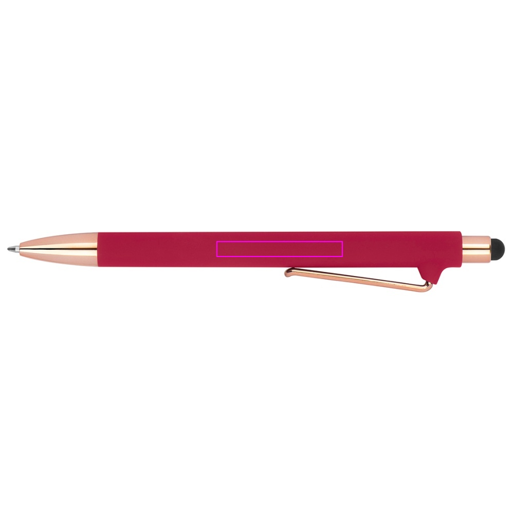 Plastic pen soft touch LENA