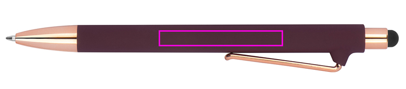 Plastic pen soft touch LENA