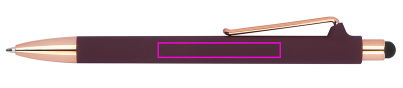 Plastic pen soft touch LENA