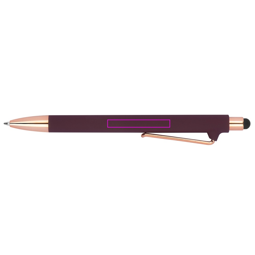 Plastic pen soft touch LENA