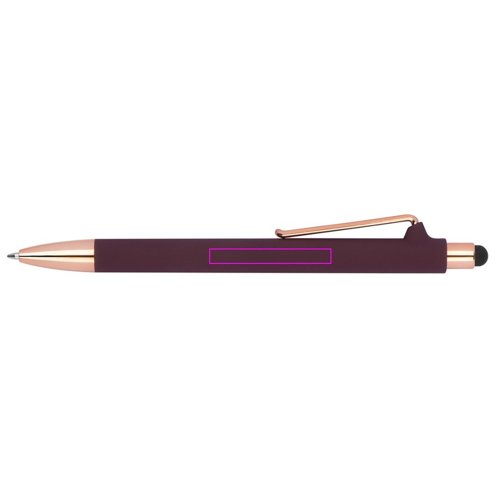 Plastic pen soft touch LENA