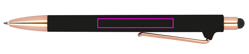 Plastic pen soft touch LENA