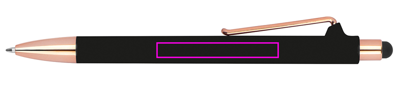 Plastic pen soft touch LENA