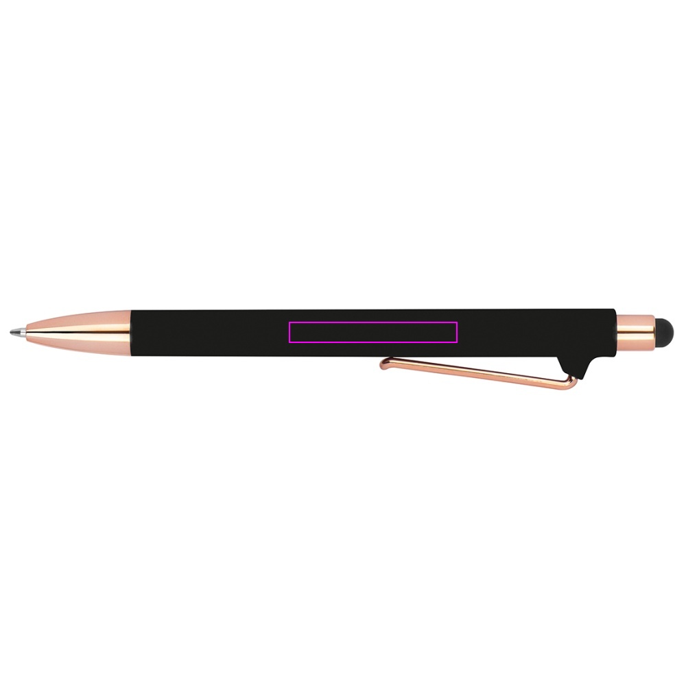 Plastic pen soft touch LENA