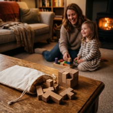 Wooden puzzle game WIKTOR