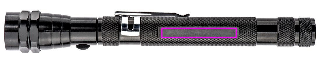 Telescopic LED flashlight ALBERTO