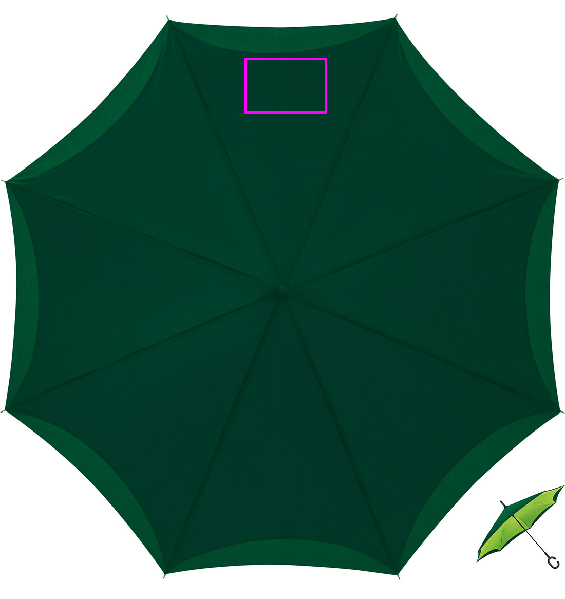 Manual reverse umbrella ø120 cm OLIVIA