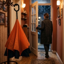 Manual reverse umbrella ø120 cm OLIVIA