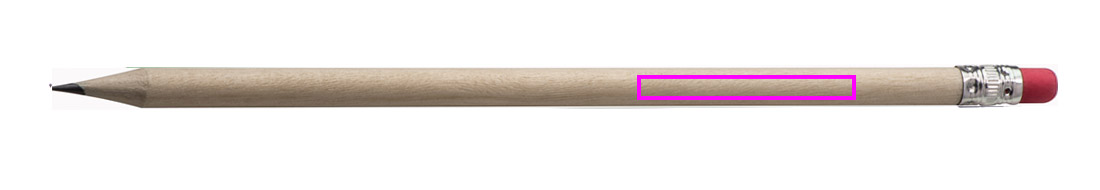 Pencil with eraser STEFAN