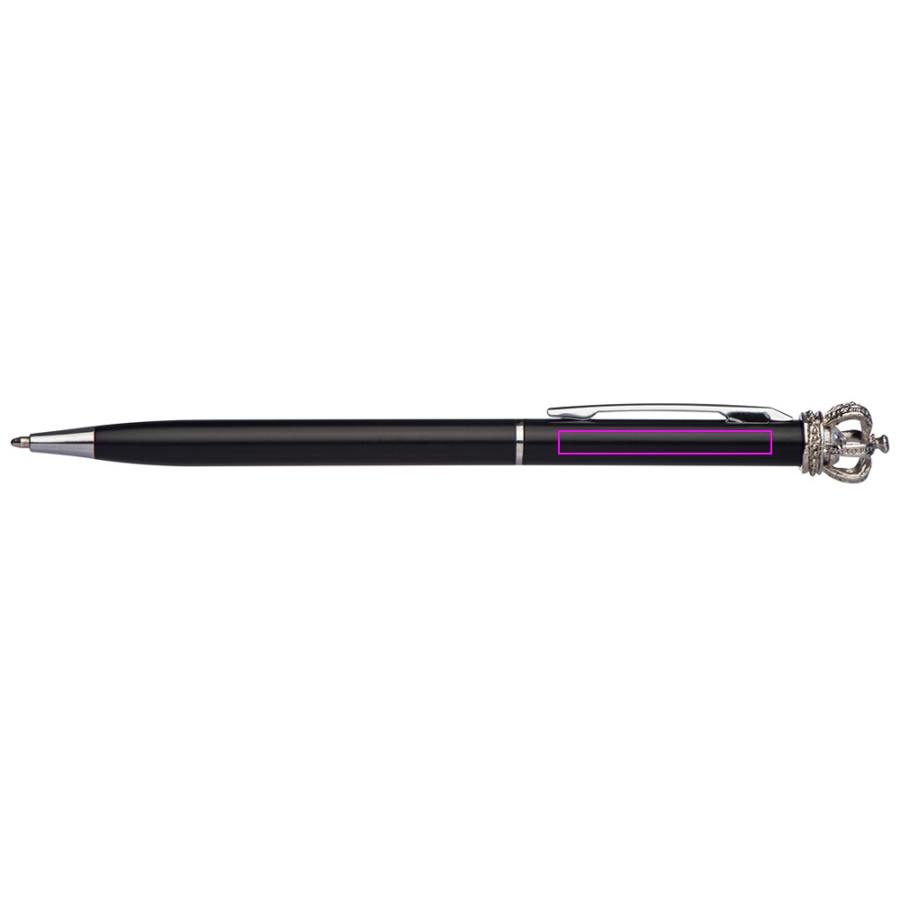Metal pen with crown DYLAN