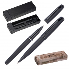 Writing set ballpen and rollerball pen Mark Twain ELKE
