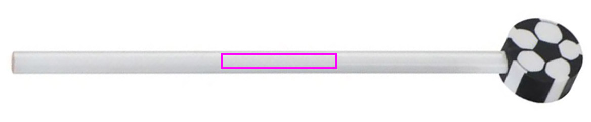 Pencil with eraser GERTRUDA
