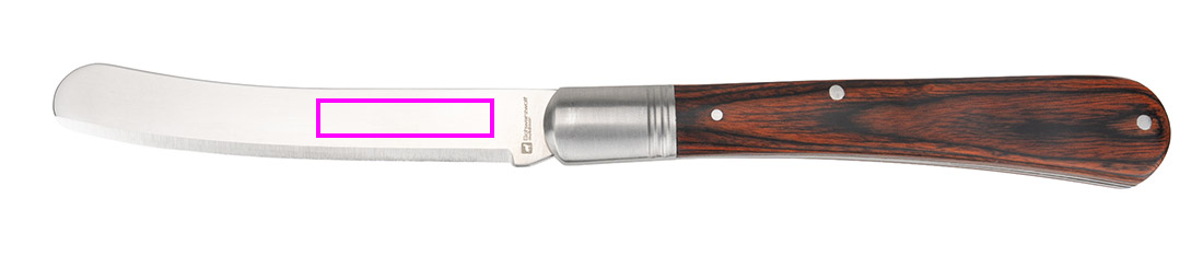 Butter knife GARMISCH Schwarzwolf